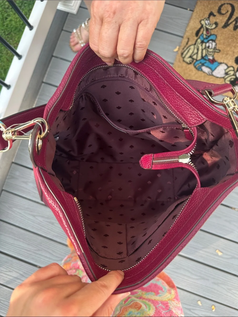 Kate Spade Lexy Shoulder Leather Large Hobo K4659